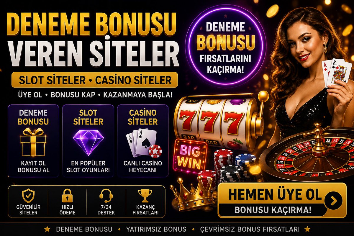 deneme bonusu veren casino siteleri