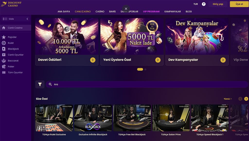 discount casino canlı kumar oyunları