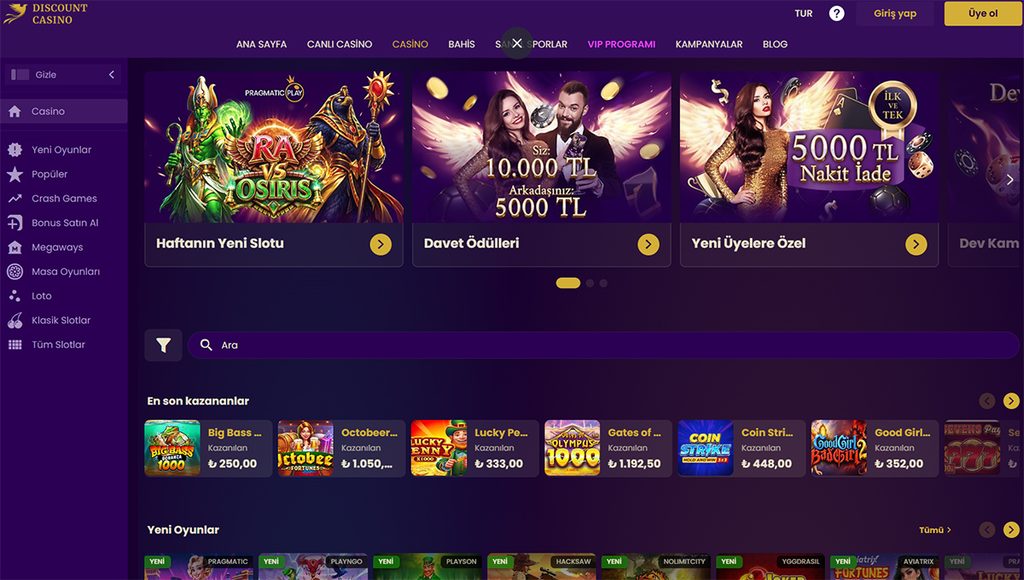 discount casino oyunları
